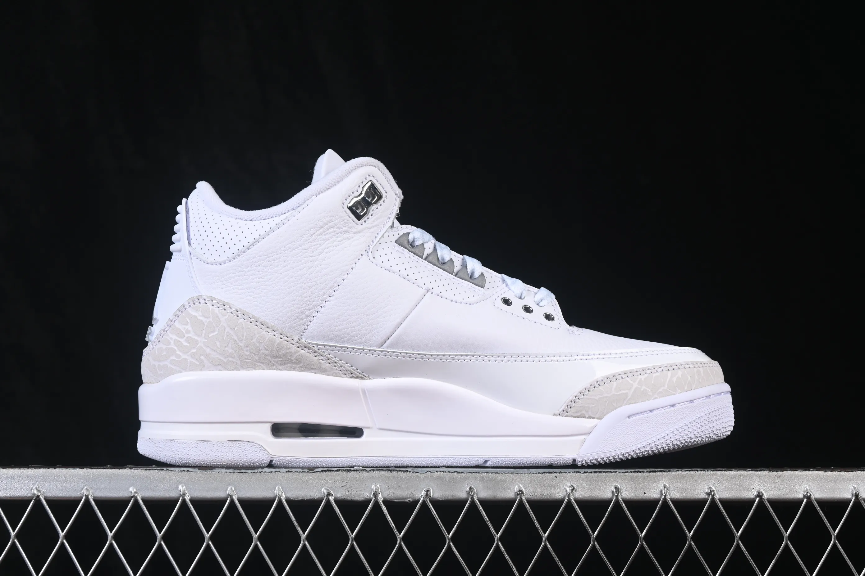 All categories Air Jordan Jordan series basketball shoes Air Jordan 3 LJR version Air Jordan 3 Retro "Pure Money" AJ3 Joe 3 replica white cat CT8532-111